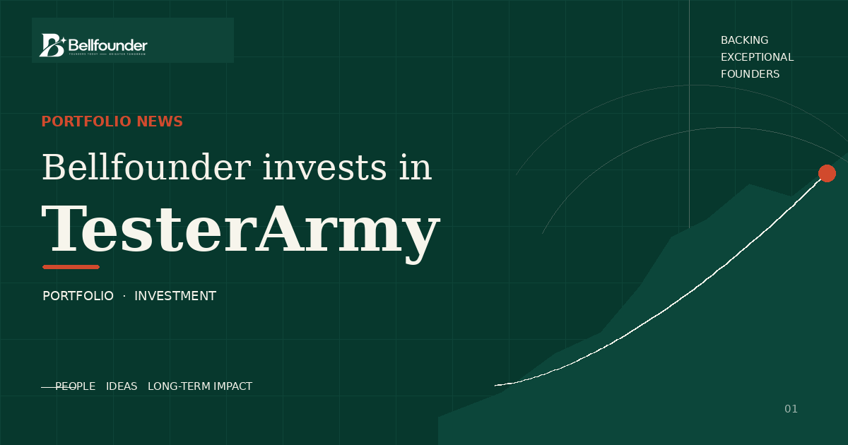 Bellfounder invests in TesterArmy