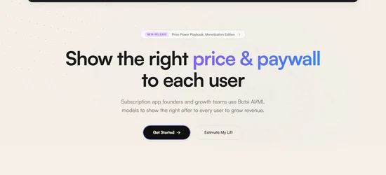 Botsi website screenshot
