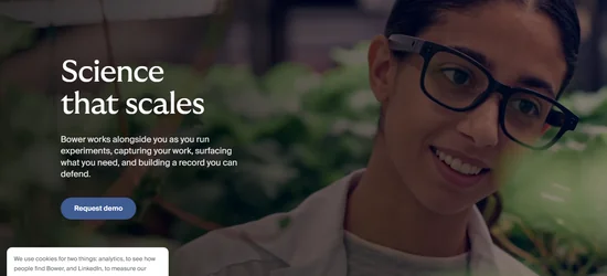Bower website screenshot
