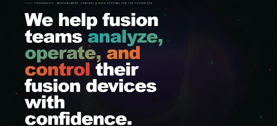 Fusionality website screenshot