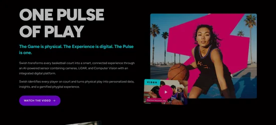 Swish Basket website screenshot